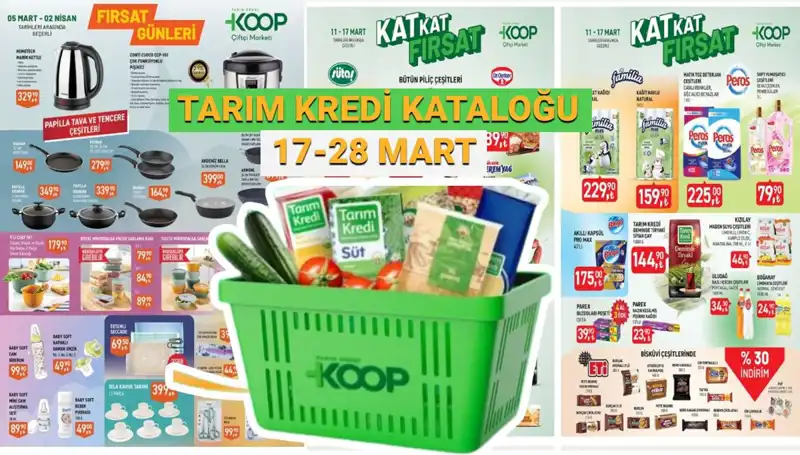 Tarım Kredi Kooperatif Marketlerinde Büyük İndirim Haftası Başladı!
