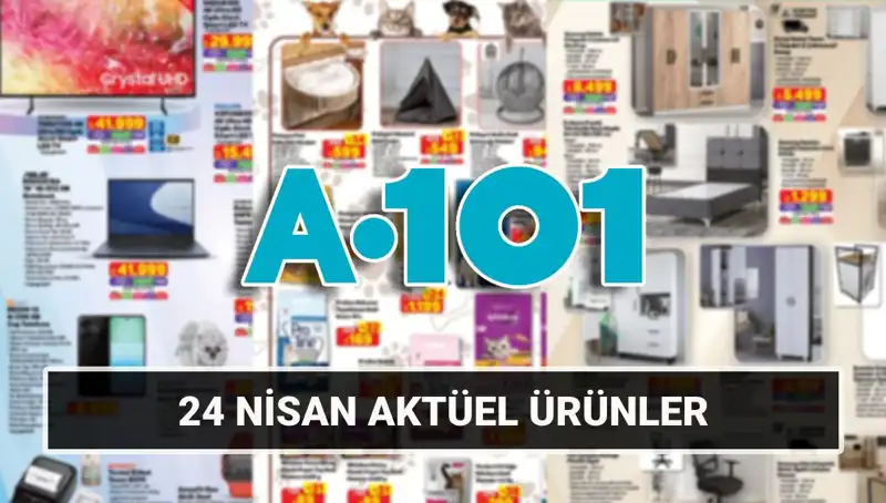A101 Aktüel Katalog 24 Nisan ile Alışveriş Keyfini Zirveye Taşıyor