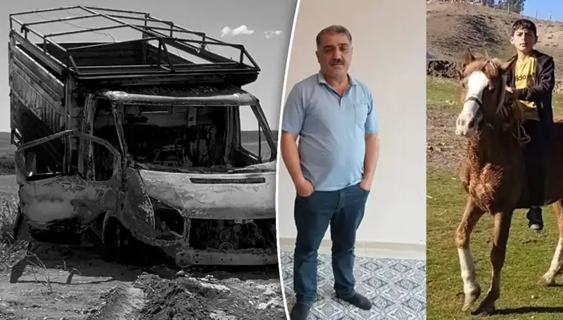 Diyarbakır'da Vahşice Katledilen Baba ve Oğulun Son Yolculuğu